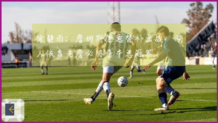 徐静雨：詹姆斯愿意替补出战，湖人依靠老詹必将争夺总冠军